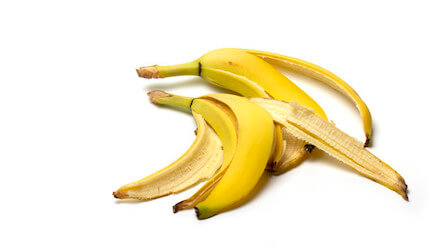 une peau de banane